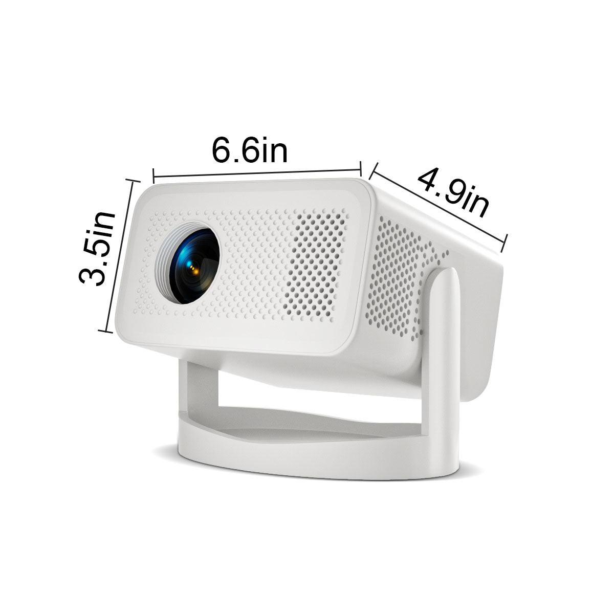 Smart projector showcasing vivid 4K HD resolution for enhanced visual clarity and immersive viewing experience