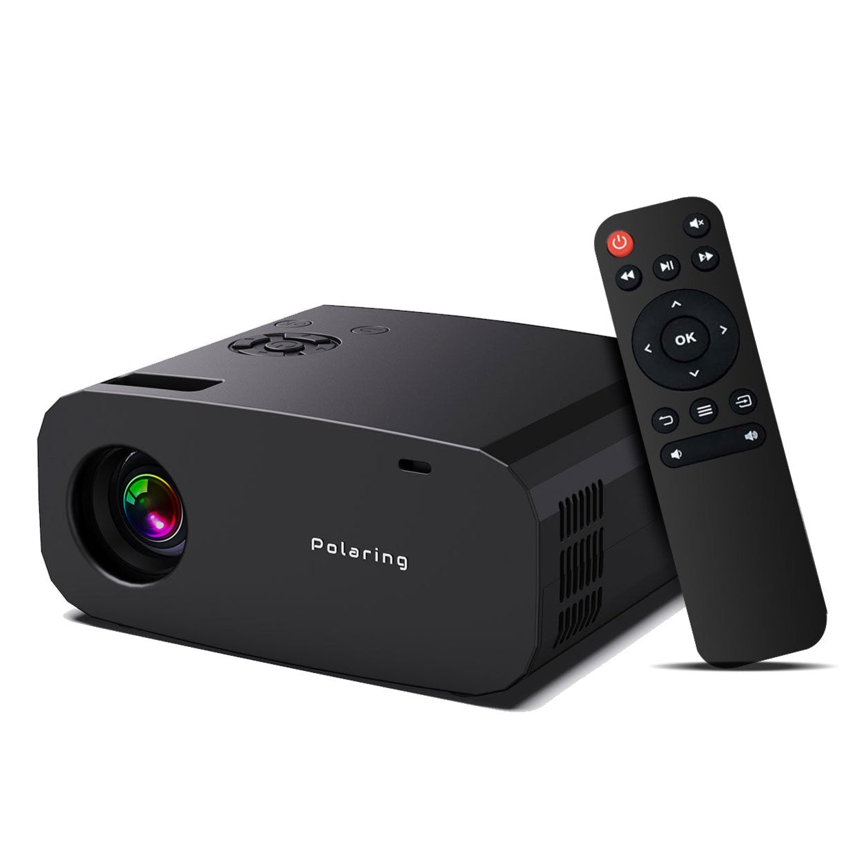 The P7Pro smart projector, 4K high-definition screenprojection, native 1080p, creating a small cinemain the bedroom
