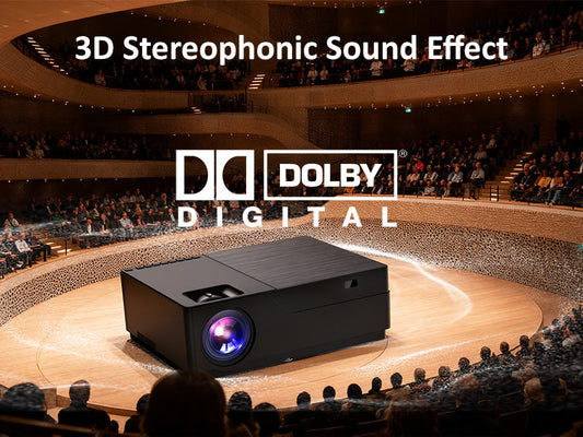 Polaring Projector: Easily bring the cinema-level experience right into your living room.