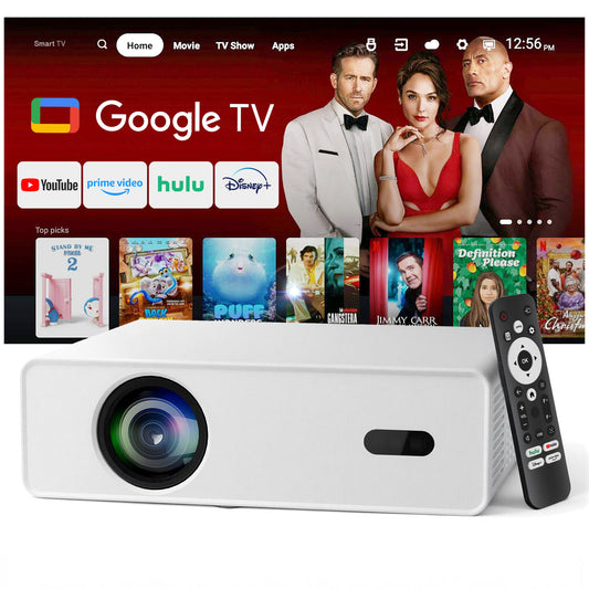 【H7 Smart Projector - 4.0 Inch LCD-Native 1080P/4K Support-1000ANSI Lumens】, 200-Inch Screen, Perfectly Suitable For Home Theater Projectors Used At Night.