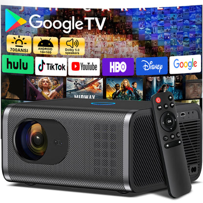 The A1 smart projector, equipped with Android system, 4K HD projection, can rotate 360°, allowing you to enjoy movies comfortably even when lying down.  home cinema built-in speaker Audio