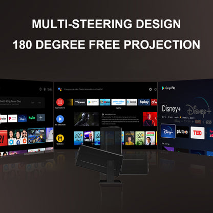 The P50 smart projector, 4K high-definition screen projection, native 1080p, creating a small cinema in the bedroom.