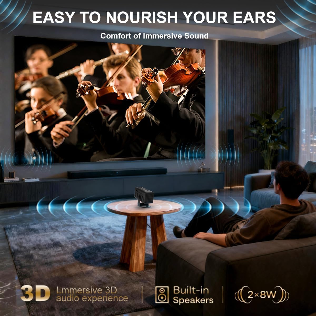 EASY TO NOURISH YOUR EARS!
Comfort of Immersive Sound.