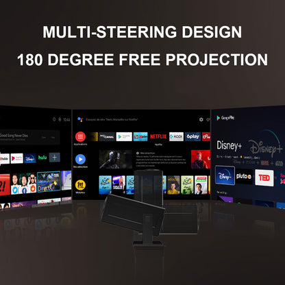 The P50 smart projector, 4K high-definition screen projection, native 1080p, creating a small cinema in the bedroom