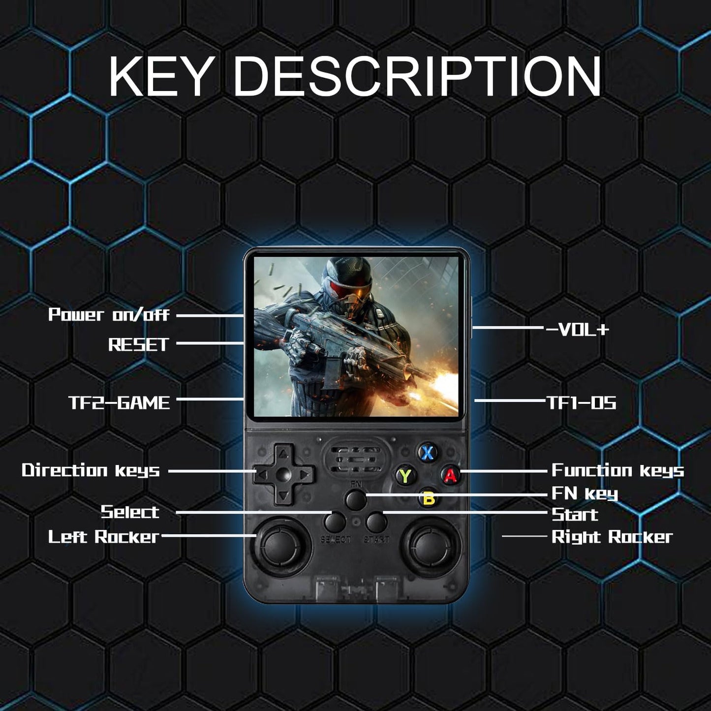 Customize Your Control: Programmable Buttons Gaming Gamepad.