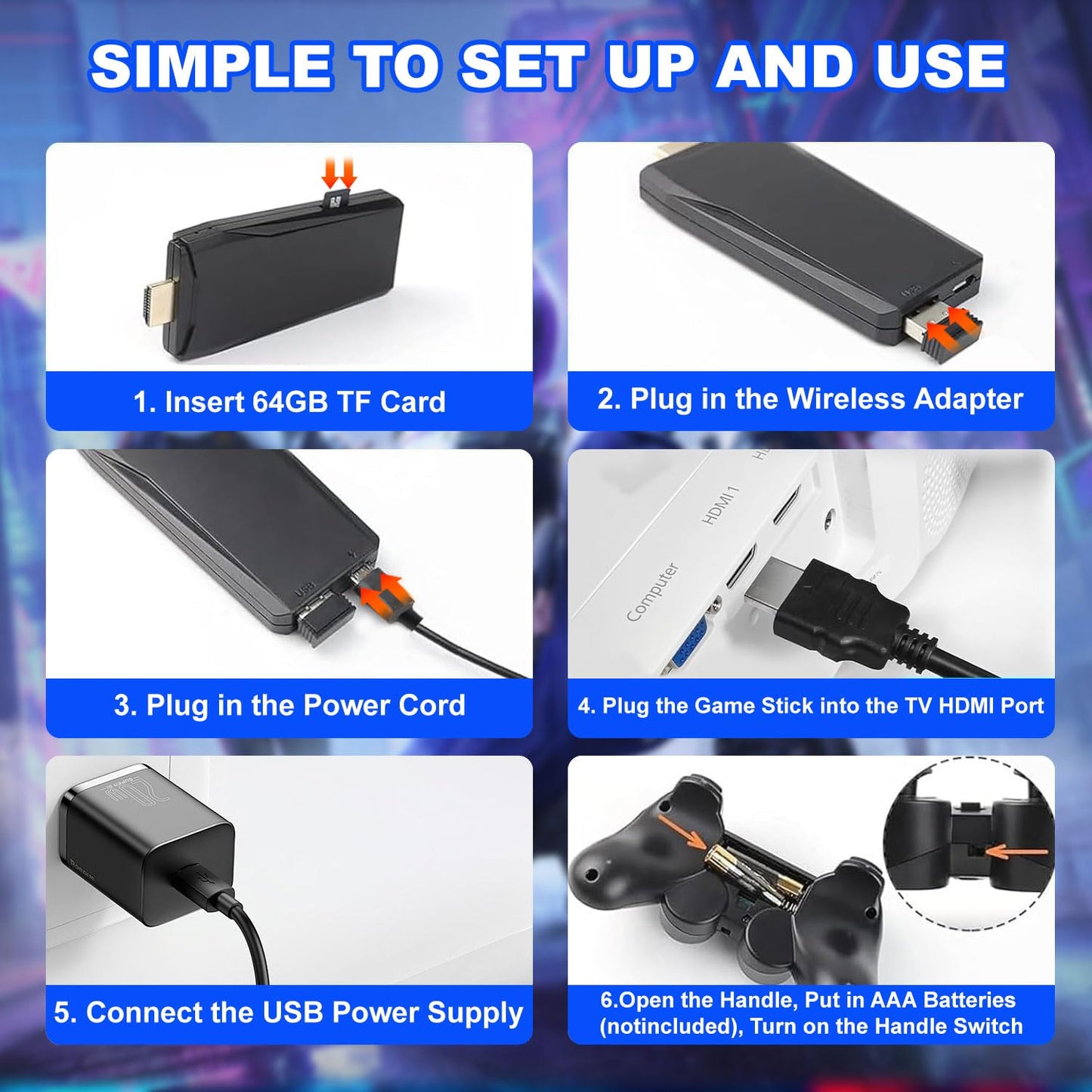 Simple to set up and use.