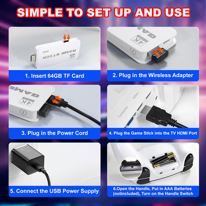 The M15 game stick, suitable for TV and computer, projector, and two-player gaming