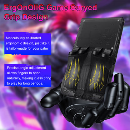 The R36 MAX game console is equipped with high-performance chips and offers a wide range of games. It is a handheld game console with ergonomic design.