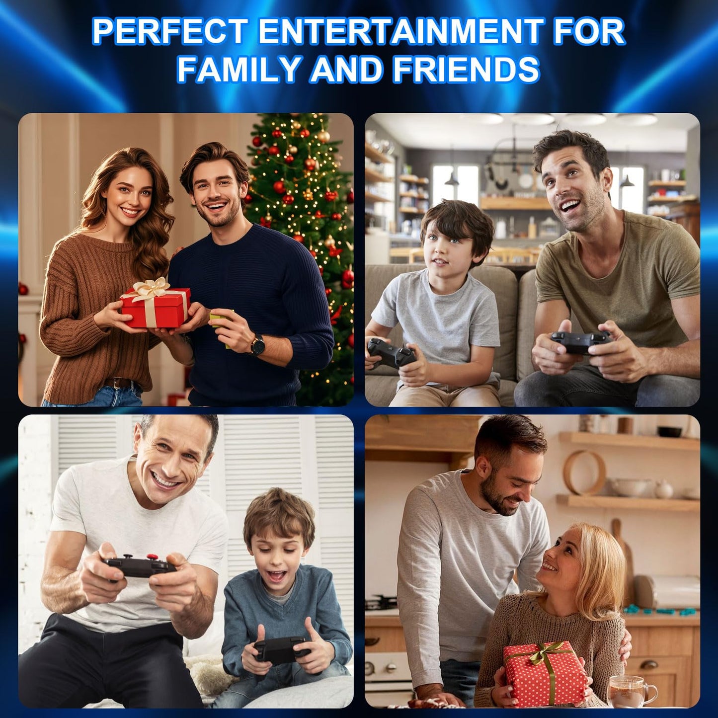 Perfect entertainment for family and friends.