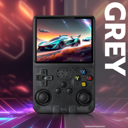 The R36s game console is equipped with high.performance chips and offers a wide range ofgames. lt is a handheld game console withergonomic design.