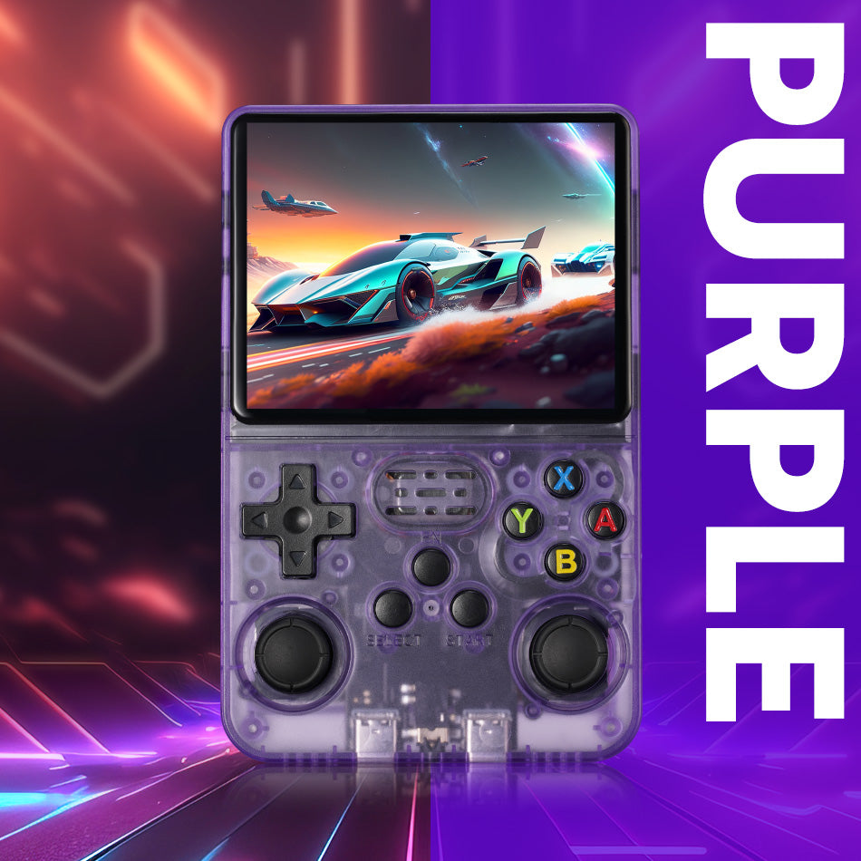 The R36s game console is equipped with high.performance chips and offers a wide range ofgames. lt is a handheld game console withergonomic design.