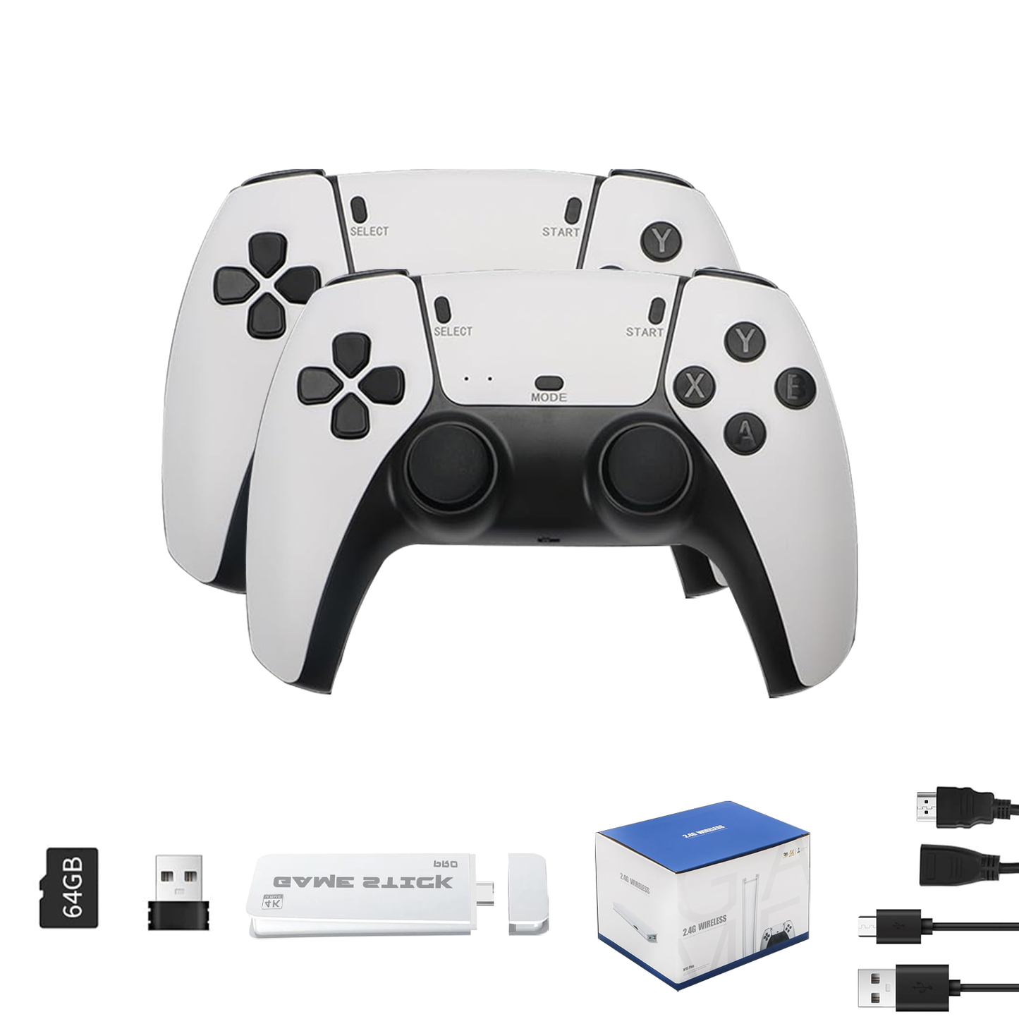 The M15 game stick, suitable for TV and computer, projector, and two-player gaming