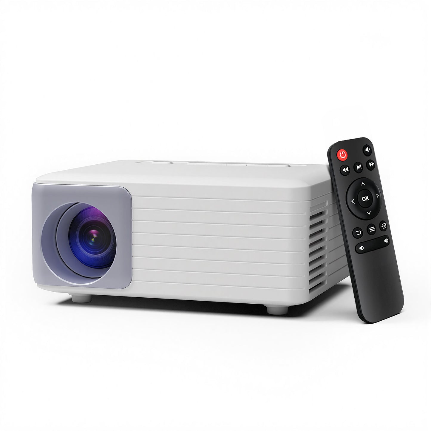 【N2 Smart Projector - 4.2 Inch LCD-Native 720P/4K Support-100 ANSI Lumens】, Palm-Sized Portable HD Projector for Outdoor Viewing
