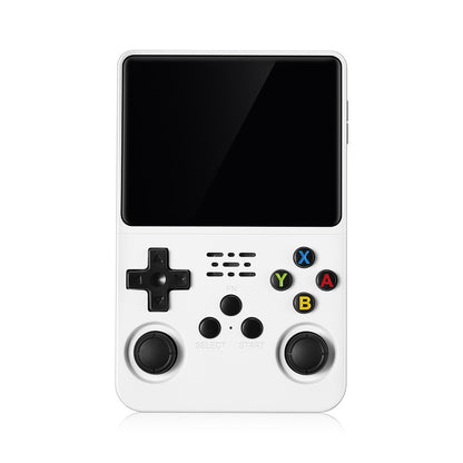 The R36s game console is equipped with high.performance chips and offers a wide range ofgames. lt is a handheld game console withergonomic design.