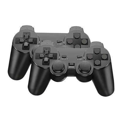 The M8 Wireless Retro Game controller,Retro Game Console with 40000+Games and 23 Emulators, Dual 2.4G Wireless Controllers, Plug and play 4K HD HDMI TV Video Stick.